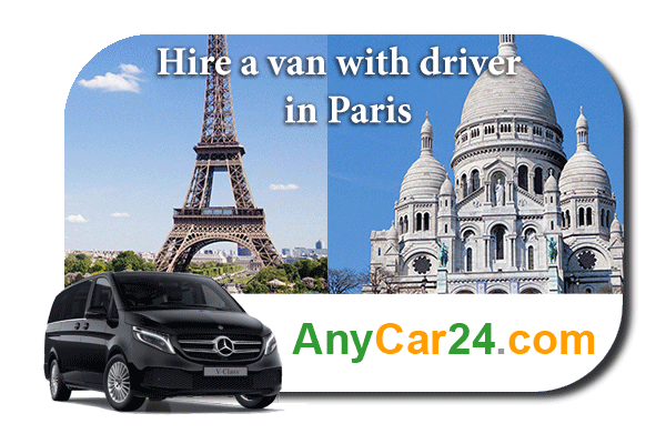 Hire a van with driver in Paris