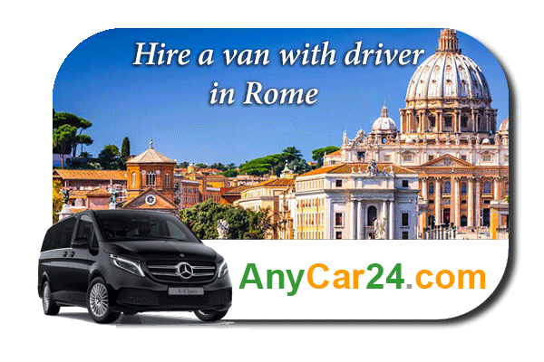 Hire a van with driver in Rome