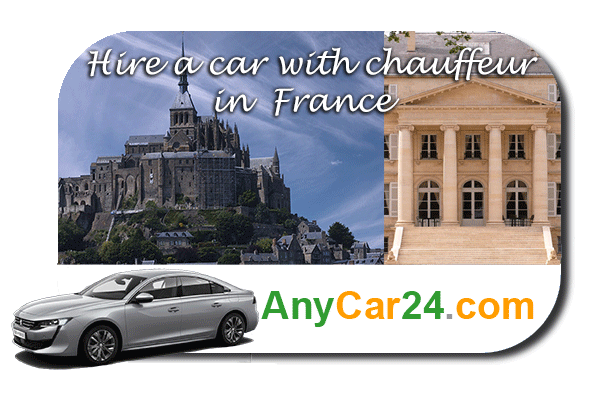 Hire a car with chauffeur in France