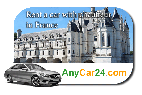 Rent a car with chauffeur in France