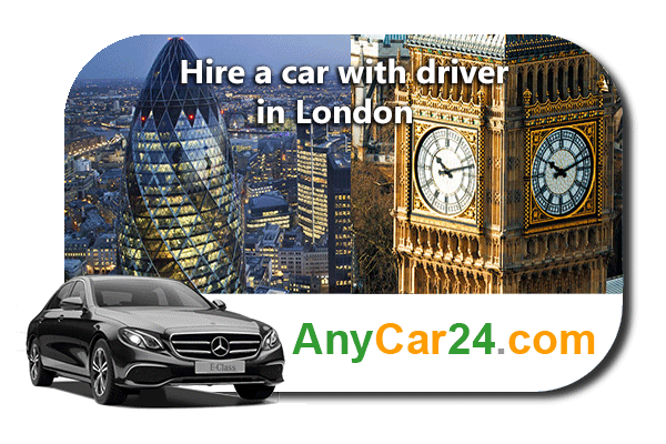 Hire a car with driver in London