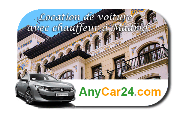 Louer une voiture avec chauffeur à Madrid