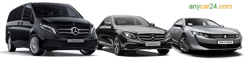 Hire a car with driver in the UK with AnyCar24.com